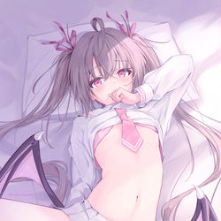 This is a pixiv picture whose title is サキュバスちゃん.