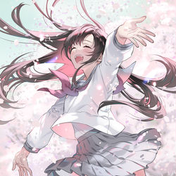 This is a pixiv picture whose title is 新しい君へ.