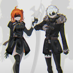 This is a pixiv picture whose title is カドとぐだ♀　まとめ.