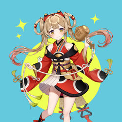 This is a pixiv picture whose title is 赤べこ。.