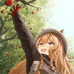This is a pixiv picture whose title is とどくかな？.