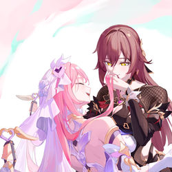 This is a pixiv picture whose title is 2人のための踊り.