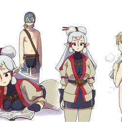 This is a pixiv picture whose title is 慣れて塩対応になってきたパーヤ.