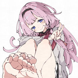 This is a pixiv picture whose title is 周央サンゴさん.
