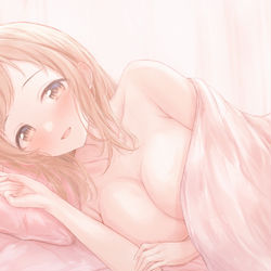 This is a pixiv picture whose title is 「しちゃいましたね……♡」.