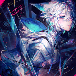 This is a pixiv picture whose title is 音楽的同位体 狐子.