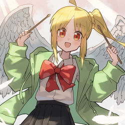 This is a pixiv picture whose title is 下北沢の大天使.