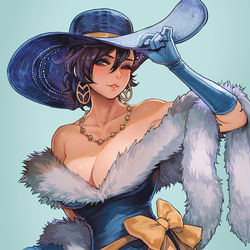 This is a pixiv picture whose title is ミリア.