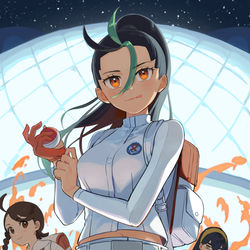 This is a pixiv picture whose title is 藍の円盤ネモ.