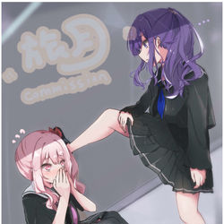 This is a pixiv picture whose title is comission.