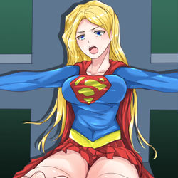 This is a pixiv picture whose title is 超级少女足底服务.