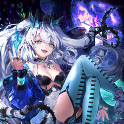 This is a pixiv picture whose title is 【帝国戦記】宇宙・ナイアーラトテップ.