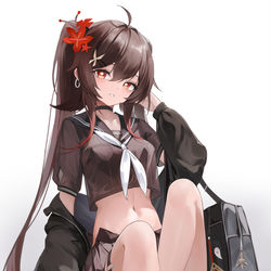 This is a pixiv picture whose title is 胡桃.