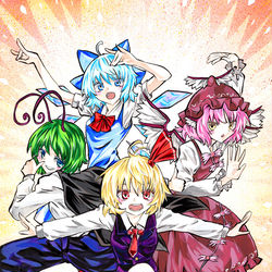 This is a pixiv picture whose title is バカルテット.