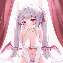 This is a pixiv picture whose title is サキュバスちゃん.