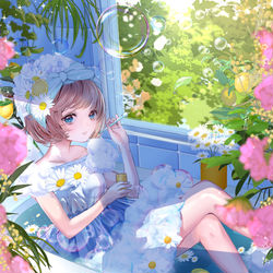 This is a pixiv picture whose title is カモミールバスルーム.