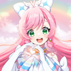 This is a pixiv picture whose title is キュアプリズム.
