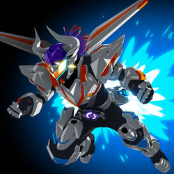 This is a pixiv picture whose title is 仮面ライダーバッファ コマンドフォーム.