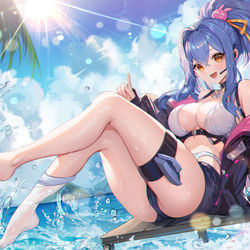 This is a pixiv picture whose title is 世界弹射物语.