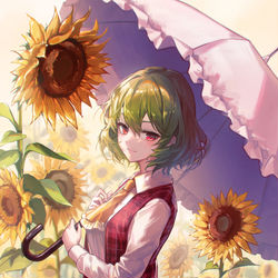This is a pixiv picture whose title is 向日葵.