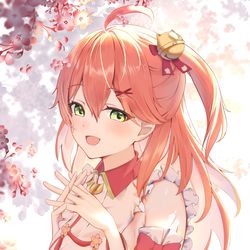 This is a pixiv picture whose title is さくらみこ生誕祭2023.