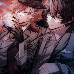 This is a pixiv picture whose title is Keep Talking.