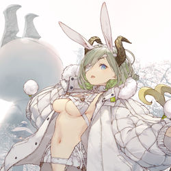 This is a pixiv picture whose title is かっこいい逆バニー.