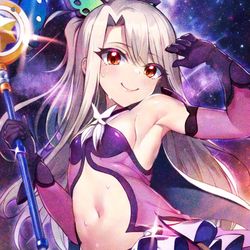 This is a pixiv picture whose title is イリヤちゃんサファイアverだよ！.