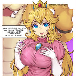 This is a pixiv picture whose title is ピーチ姫 (01).