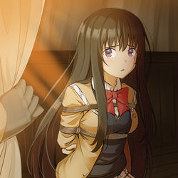 This is a pixiv picture whose title is Ayase Miharu Tied up.