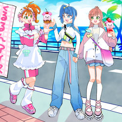 This is a pixiv picture whose title is くるるんアイス🍦💖.