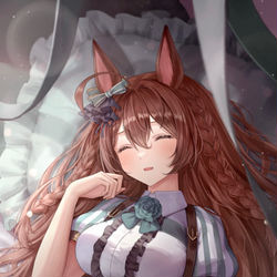 This is a pixiv picture whose title is 💤.
