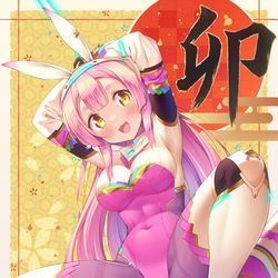 This is a pixiv picture whose title is 卯.