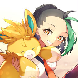 This is a pixiv picture whose title is ネモとパーモット.