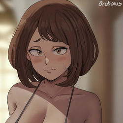 This is a pixiv picture whose title is Uraraka.