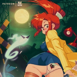 This is a pixiv picture whose title is [RETRO] Lynne [GHOST TRICK].