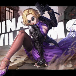 This is a pixiv picture whose title is Tekken8 - Nina Williams.