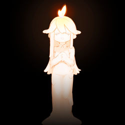 This is a pixiv picture whose title is 蝋燭.