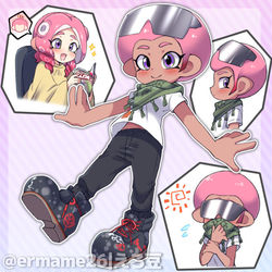 This is a pixiv picture whose title is 【Skeb】アフロガールちゃん.