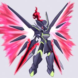 This is a pixiv picture whose title is ソウブレイズ ブラックエース.
