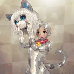 This is a pixiv picture whose title is メカ花梨スーツ.