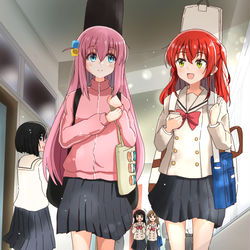 This is a pixiv picture whose title is 文化祭後密かに人気のふたり.