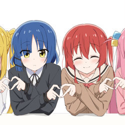 This is a pixiv picture whose title is なかよし4人.