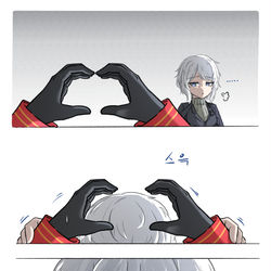 This is a pixiv picture whose title is 파우스트 얼굴넣기.