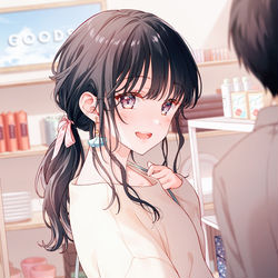 This is a pixiv picture whose title is お買い物デート.