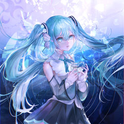 This is a pixiv picture whose title is 初音ミク.