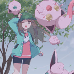 This is a pixiv picture whose title is 春の強風.
