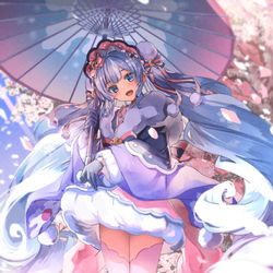 This is a pixiv picture whose title is ミクの日！.