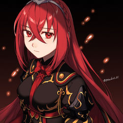 This is a pixiv picture whose title is 赤リュールちゃん.