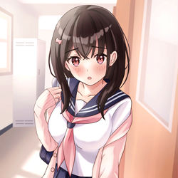 This is a pixiv picture whose title is 「今、時間ある？」.